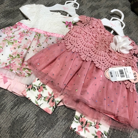 Little Lass Size 3/6 months Girls Outfits NWT